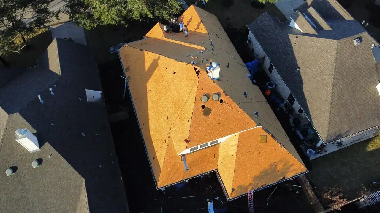 Before Residential Roof Replacement Katy Tx