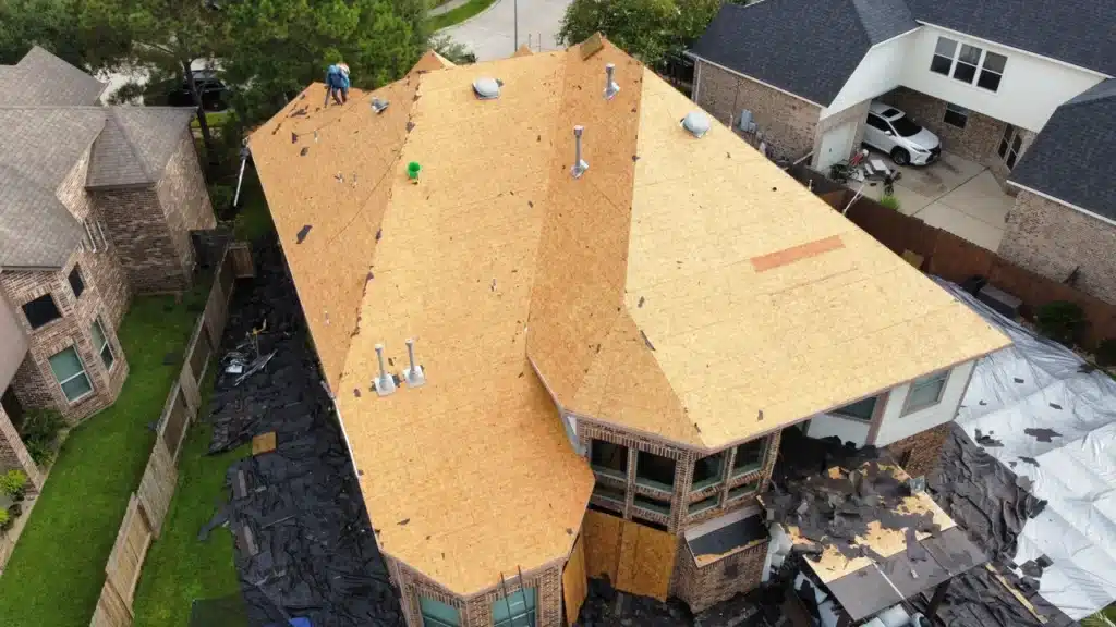 Roof Replacement Pine Mill Ranch Katy Tx Before